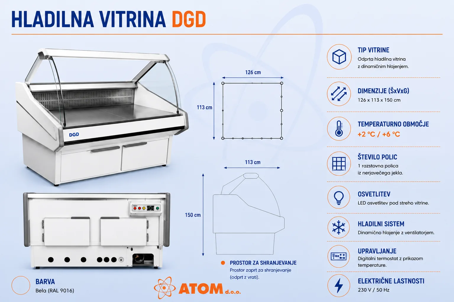Hladilna vitrina DGD