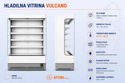 Hladilna vitrina VULCANO